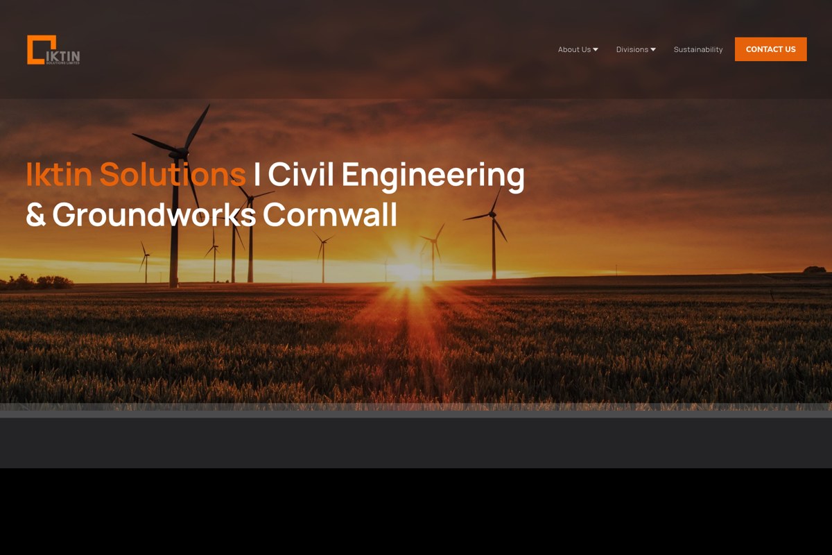 Iktin Solutions website
