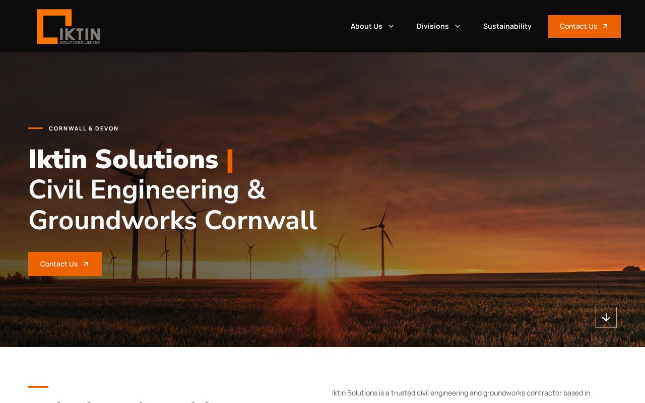 Iktin Solutions website