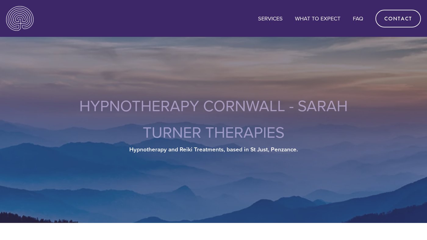 Sarah Turner Therapies website