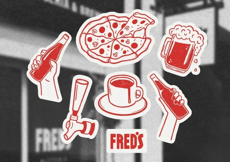 Fred's stickers